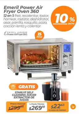 TVentas Emeril power air fryer oven 360 oferta