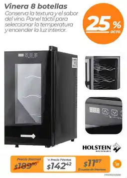 TVentas Holstein vinera 8 botellas oferta