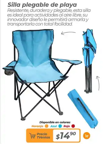 TVentas Silla plegable de playa oferta