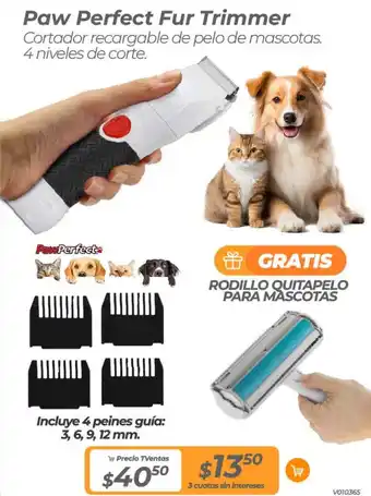 TVentas Paw perfect fur trimmer oferta