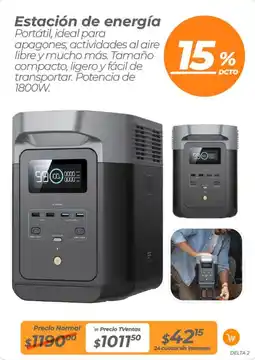 TVentas Estación de energía oferta