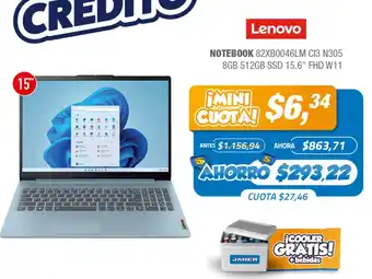 Jaher Lenovo notebook oferta