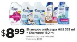 Tia H&S Shampoo anticaspa oferta