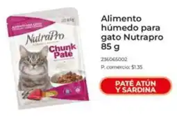 Tia Alimento húmedo para gato Nutrapro oferta