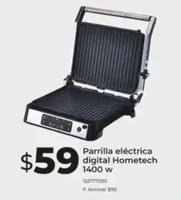 Tia Parrilla eléctrica digital Hometech oferta