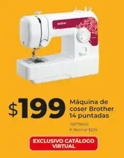 Tia Máquina de coser Brother 14 puntadas oferta