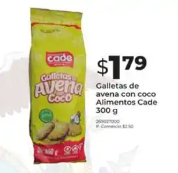 Tia Galletas de avena con coco Alimentos Cade oferta