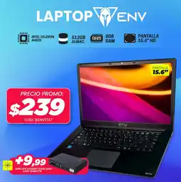 Novicompu ENV Laptop 15.6" oferta