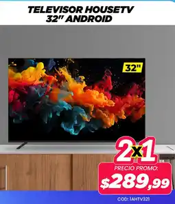 Novicompu Televisor housetv 32" android oferta