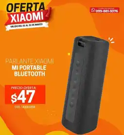 Novicompu Parlante xiaomi portable bluetooth oferta