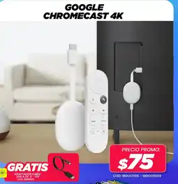 Novicompu Google chromecast 4k oferta