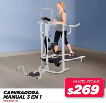 Novicompu Caminadora manual 3 en 1 oferta