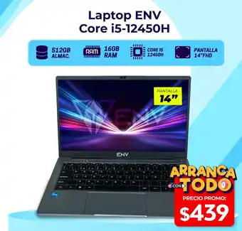 Novicompu Laptop ENV Core i5-12450H oferta