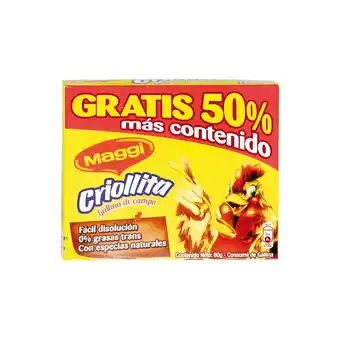 Akí MAGGI CRIOLLITA GALLINA x 8 7.5 g oferta