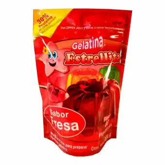 Tia Gelatina en polvo estrellita 400 g fresa oferta