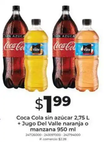 Tia Coca cola sin azúcar oferta