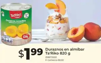 Tia Ta'riko duraznos en almíbar oferta