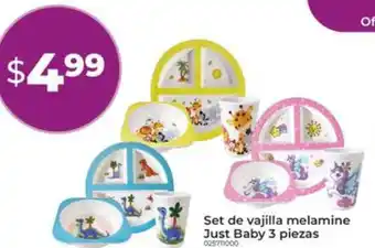 Tia Just baby set de vajilla melamine oferta