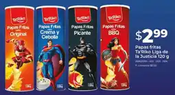 Tia Papas fritas ta'riko liga de la justicia oferta