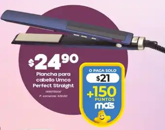 Tia Plancha para cabello umco perfect straight oferta