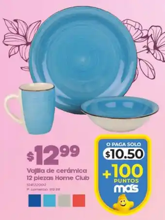 Tia Home club vajilla de cerámica oferta