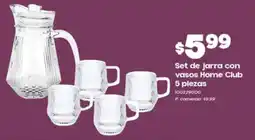 Tia Home club set de jarra con vasos oferta