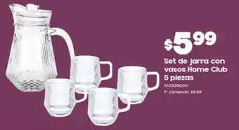 Tia Home club set de jarra con vasos oferta