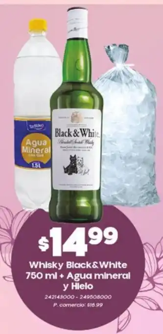 Tia Black&white whisky oferta