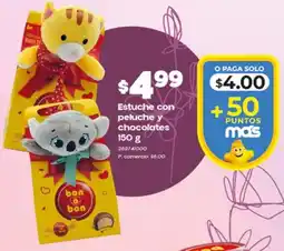 Tia Bon o bon estuche con peluche y chocolates oferta