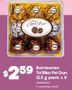 Tia Ta'riko fel dun bombones oferta
