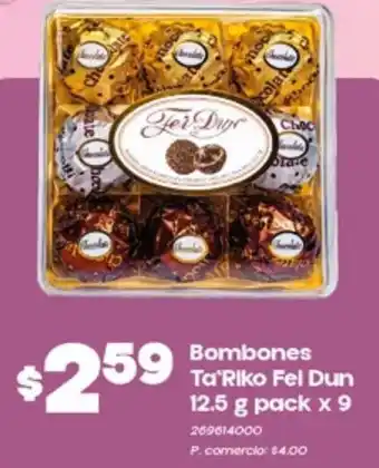 Tia Ta'riko fel dun bombones oferta