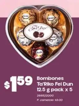 Tia Ta'riko fel dun bombones oferta