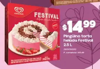 Tia Festival pingüino torta helada oferta