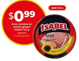 Tia Isabel atún lomitos en aceite girasol oferta