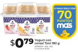 Tia Toni yogurt con cereal oferta