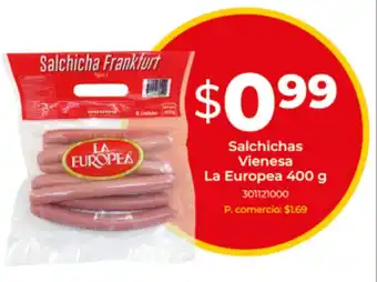 Tia La europea salchichas vienesa oferta