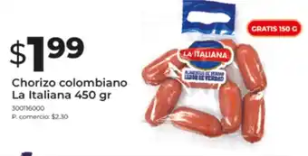 Tia La italiana chorizo colombiano oferta