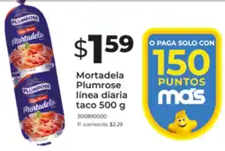 Tia Mortadela Plumrose línea diaria taco oferta