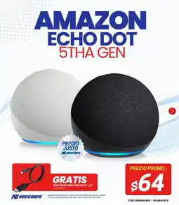 Novicompu Amazon echo dot 5tha gen oferta