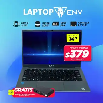 Novicompu Laptop ENV oferta