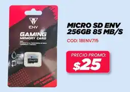 Novicompu Micro sd env 256gb 85 mb/s oferta