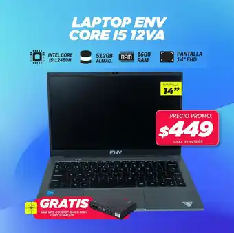 Novicompu Laptop env core 15 12 va oferta