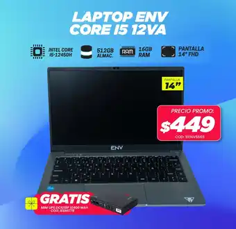Novicompu Laptop env core 15 12 va oferta