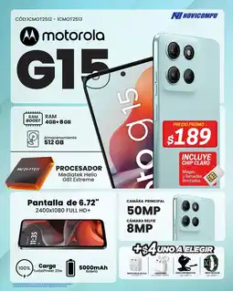 Novicompu Motorola G15 oferta