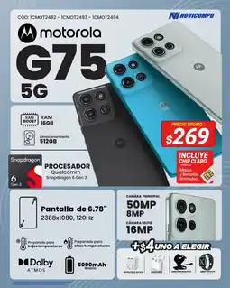 Novicompu Motorola G75 5G oferta