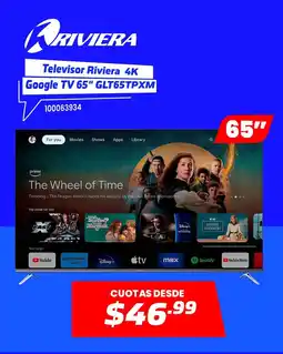 Comandato Televisor Riviera 4K Google TV 65" GLT65TPXM oferta