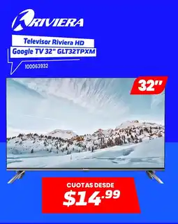 Comandato Televisor Riviera HD Google TV 32" GLT32TPXM oferta