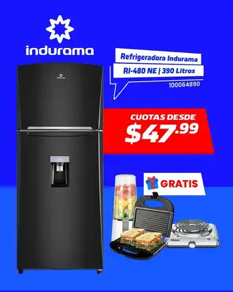 Comandato Refrigeradora Indurama RI-480 NE oferta