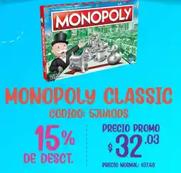 Coral Hipermercados Monopoly classic oferta