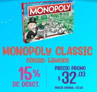 Coral Hipermercados Monopoly classic oferta